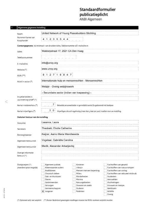 ANBI form