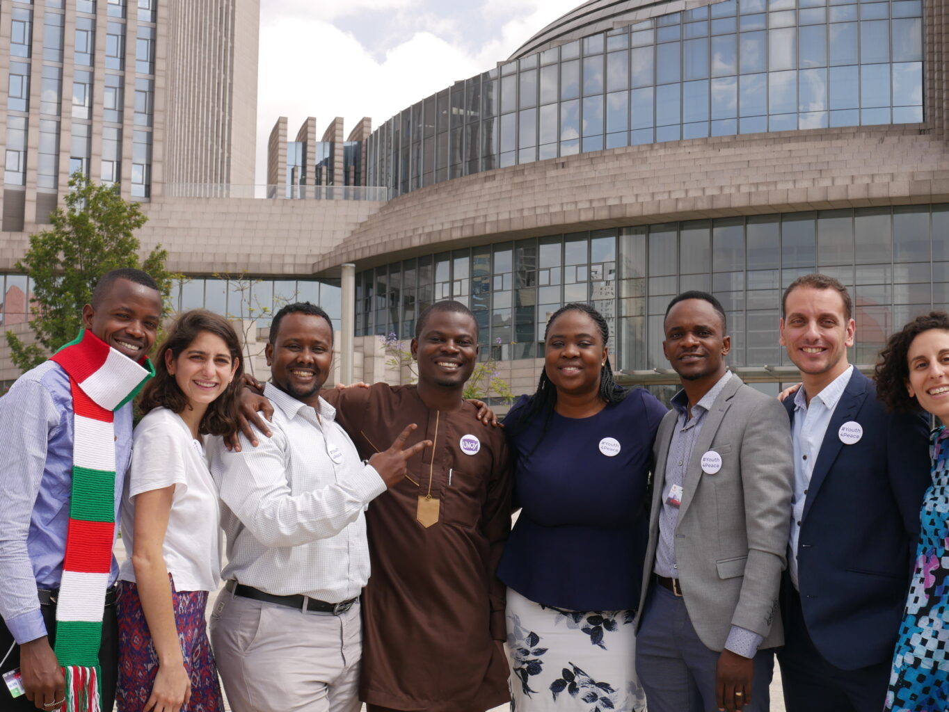 AYAT members in front of AU