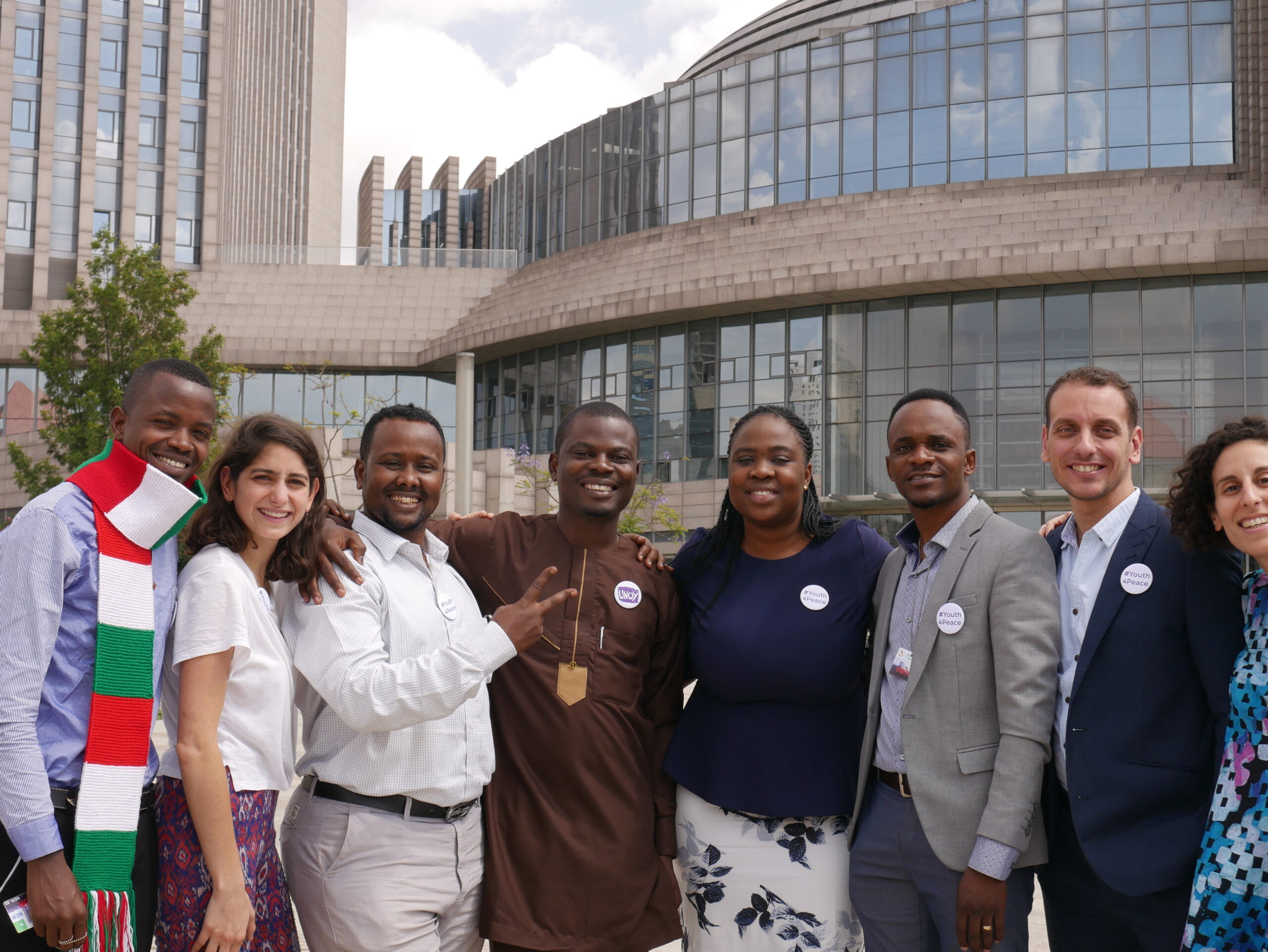 AYAT members in front of AU