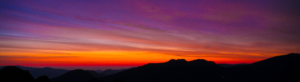 sunset banner